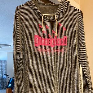 Large Stripped Disneyland Long Sleeve